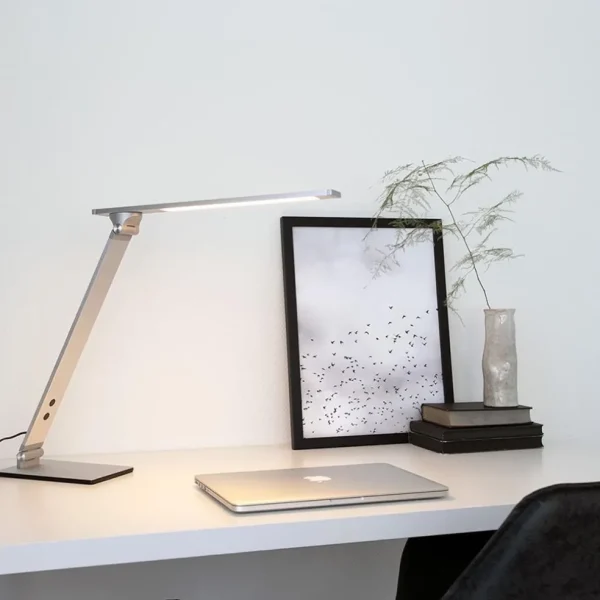 moderne_led_bureaulamp_ge_4.webp Clearance Straluma Moderne LED bureaulamp geborsteld staal verstelbaar