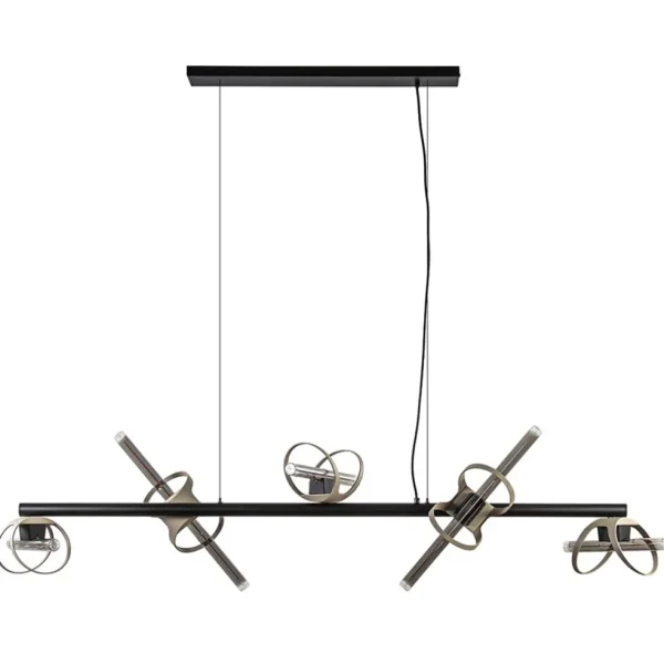 moderne_led_design_hangla_0-1.webp Best Sale Straluma Moderne LED design hanglamp zwart met goud