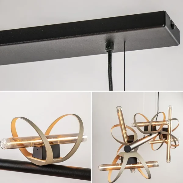 moderne_led_design_hangla_3-1.webp Best Sale Straluma Moderne LED design hanglamp zwart met goud