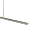 Discount Straluma Moderne LED hanglamp nikkel met helder glas