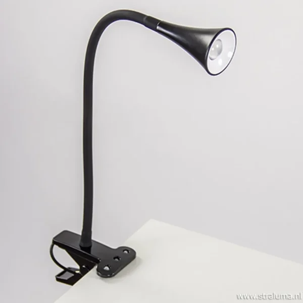Cheap Straluma Moderne LED klemspot leeslamp zwart