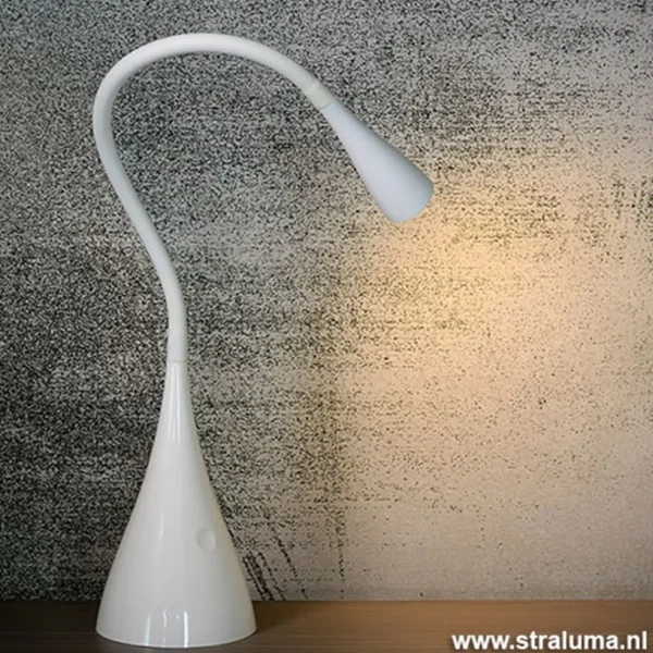 moderne_led_leeslamp_wit__2.webp Shop Straluma Moderne LED leeslamp wit verstelbaar