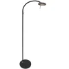 moderne_led_leeslamp_zwar_1.webp New Straluma Moderne LED leeslamp zwart met smoke glas dimbaar