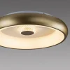 moderne_led_plafondlamp_m_2.webp New Straluma Moderne LED plafondlamp mat goud met remote dimbaar
