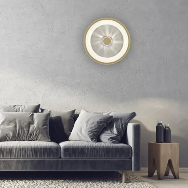 moderne_led_plafondlamp_m_3.webp New Straluma Moderne LED plafondlamp mat goud met remote dimbaar
