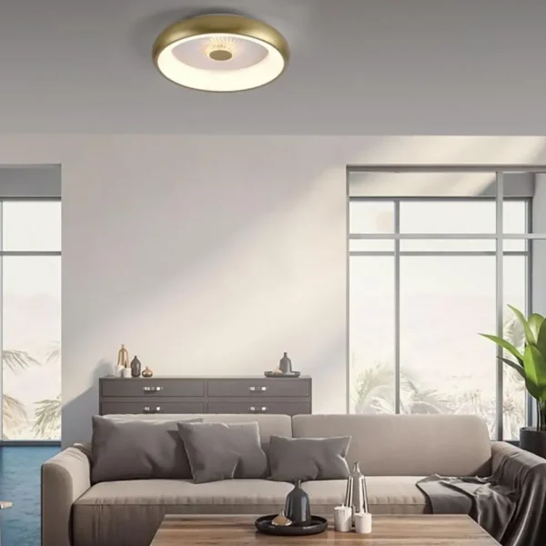 moderne_led_plafondlamp_m_4.webp New Straluma Moderne LED plafondlamp mat goud met remote dimbaar