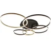 Best Straluma Moderne LED plafondlamp ringen zwart/goud dimbaar