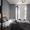 moderne_led_plafondlamp_z_4.webp New Straluma Moderne LED plafondlamp zwart met houtlook 40 cm dimbaar