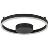 moderne_led_plafondwandla_0.webp New Straluma Moderne LED plafond/wandlamp ring zwart