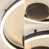 moderne_led_plafondwandla_3.webp New Straluma Moderne LED plafond/wandlamp ring zwart