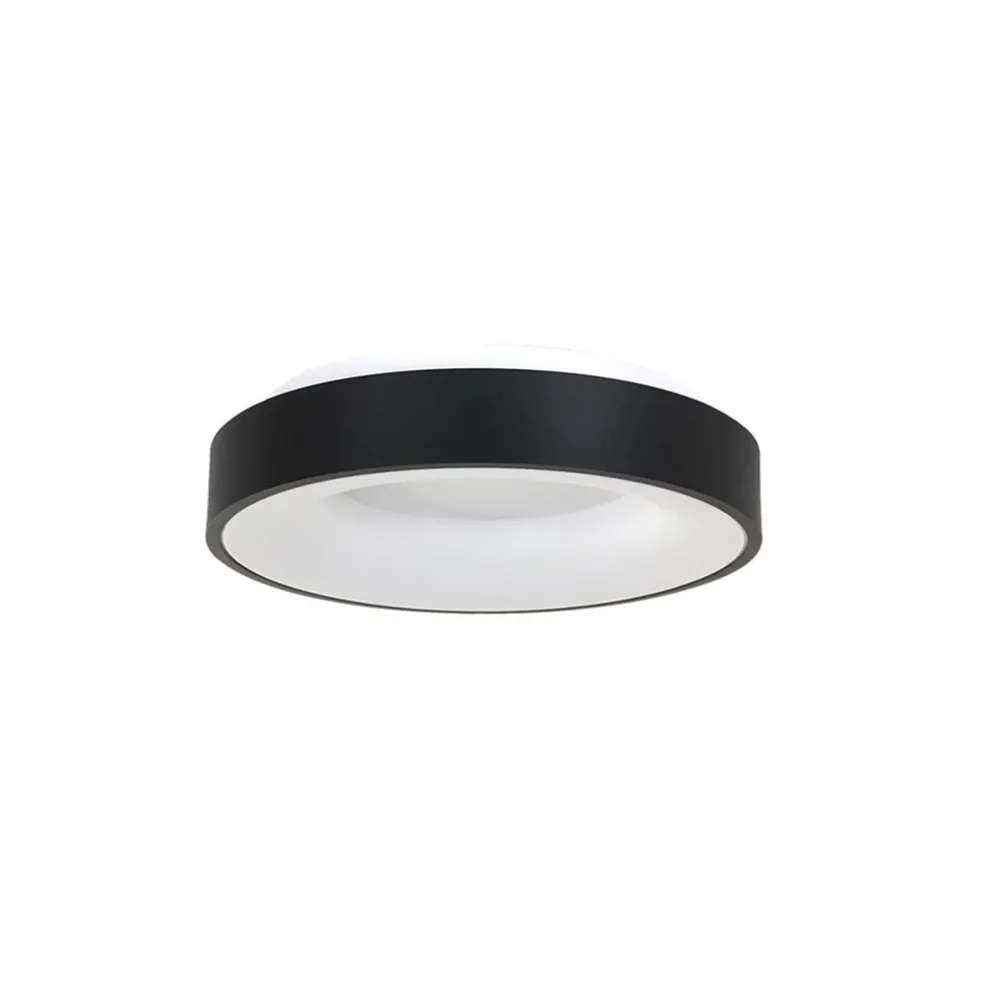 moderne_led_plafonnire_zw_0.webp Best Straluma Moderne LED plafonnière zwart rond 30 cm