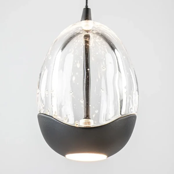 Flash Sale Straluma Moderne LED tafellamp egg glas met zwart