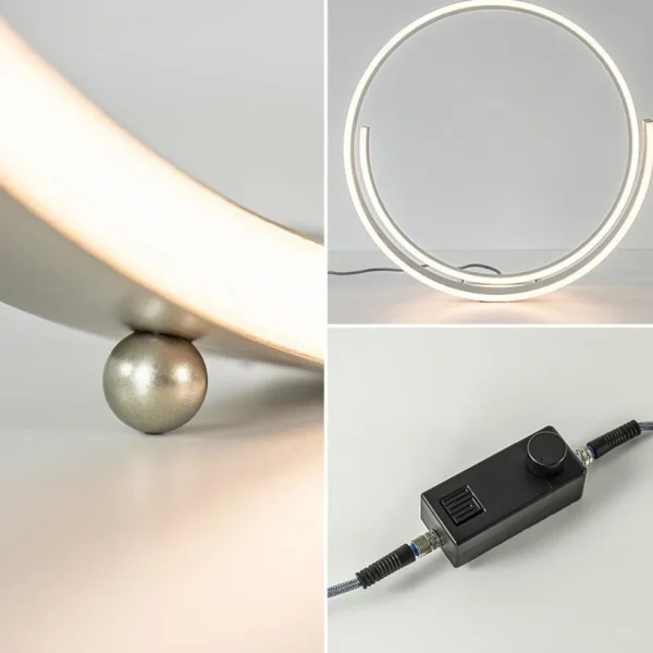 Store Straluma Moderne LED tafellamp nikkel met dim to warm functie