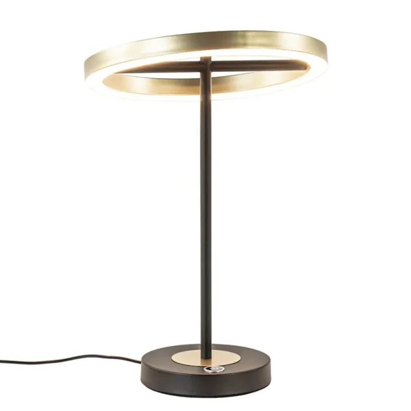 moderne_led_tafellamp_zwa_1-1.webp Flash Sale Straluma Moderne LED tafellamp zwart/goud dimbaar