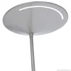 Online Straluma Moderne LED uplighter met leeslamp geborsteld staal