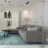 Online Straluma Moderne LED uplighter met leeslamp geborsteld staal