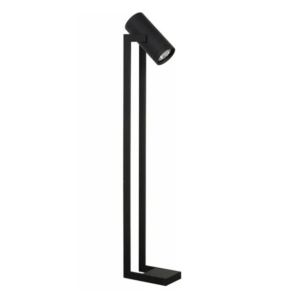 moderne_led_vloerlamp_mat_0.webp New Straluma Moderne LED vloerlamp mat zwart met kantelbare spot