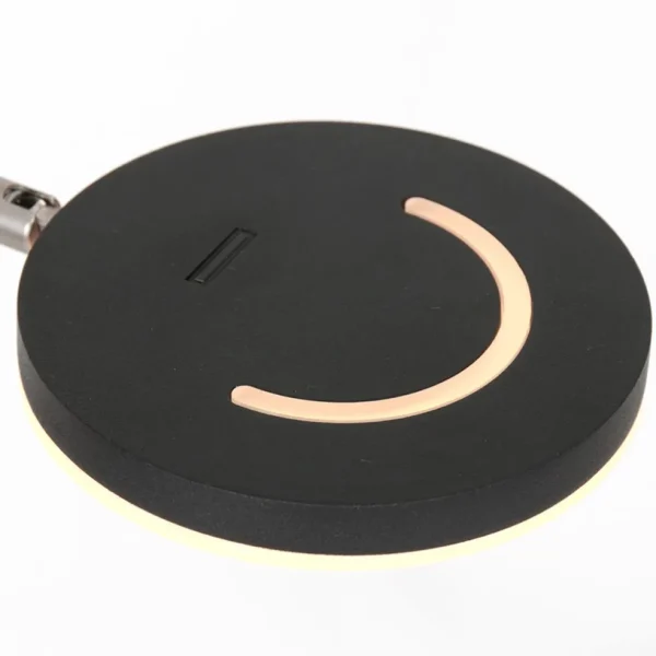 Outlet Straluma Moderne LED vloerlamp op accu zwart dimbaar
