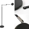 Outlet Straluma Moderne LED vloerlamp op accu zwart dimbaar
