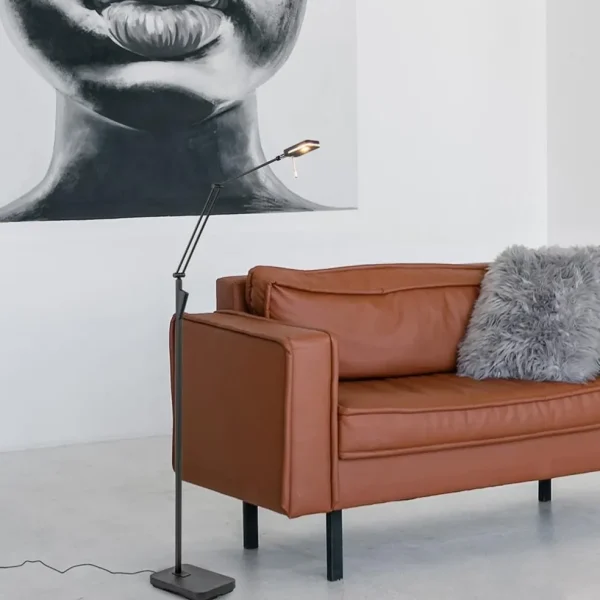 moderne_led_vloerlamp_zwa_4.webp Cheap Straluma Moderne LED vloerlamp zwart met verstelbare arm