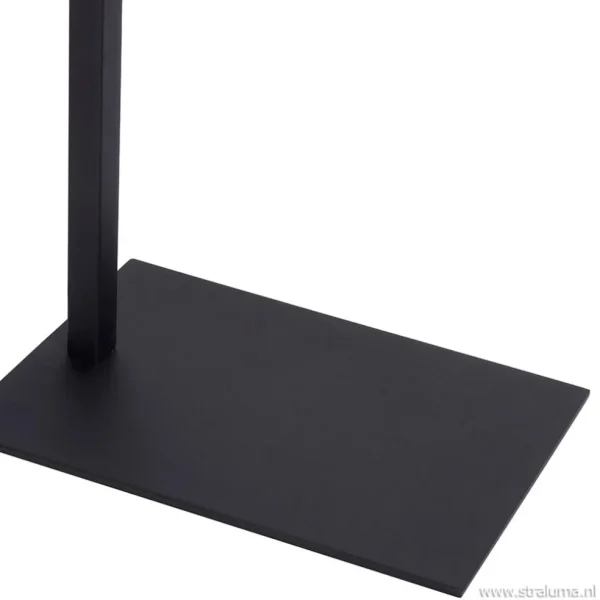 moderne_leesvloerlamp_mat_3.webp Discount Straluma Moderne lees/vloerlamp mat zwart met brons