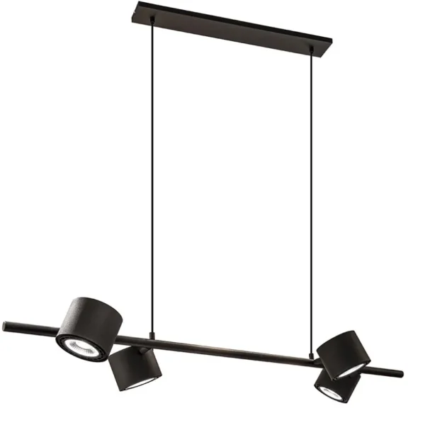 moderne_lichts_hanglamp_i_1.webp Shop Straluma Moderne 4-lichts hanglamp inclusief verstelbare LED spots