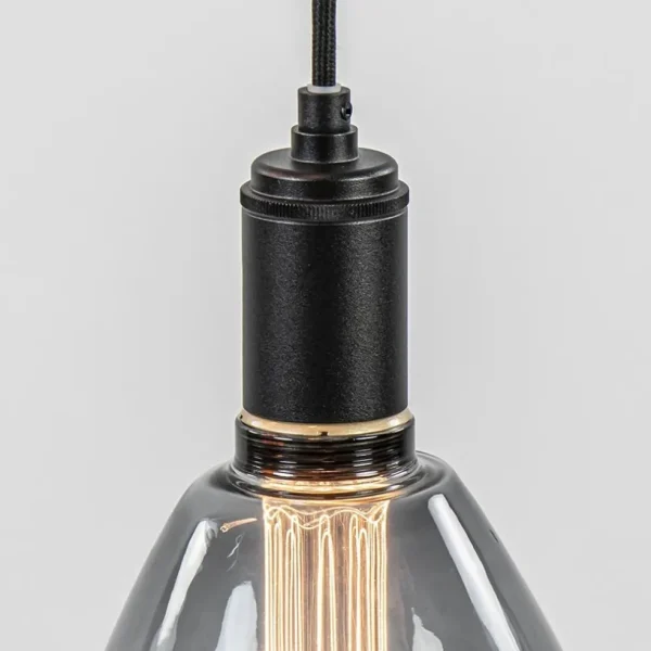 Sale Straluma Moderne 3-lichts hanglamp zwart exclusief bronnen