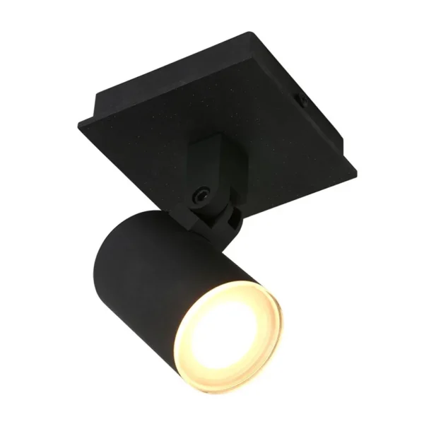 moderne_lichts_opbouw_spo_1.webp Online Straluma Moderne 1-lichts opbouw spot zwart inclusief LED