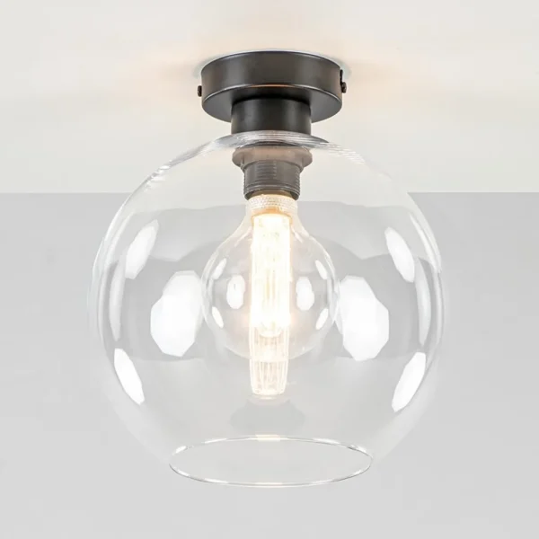 moderne_plafondlamp_globe_1.webp Cheap Straluma Moderne plafondlamp globe helder glas