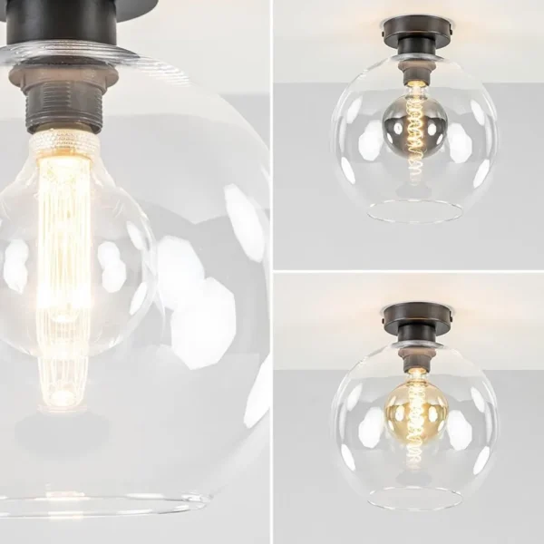 moderne_plafondlamp_globe_3.webp Cheap Straluma Moderne plafondlamp globe helder glas
