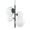 moderne_retro_hanglamp_zw_0.webp Clearance Straluma Moderne retro hanglamp zwart met witte bollen