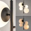 moderne_retro_hanglamp_zw_3.webp Clearance Straluma Moderne retro hanglamp zwart met witte bollen