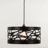 moderne_ronde_hanglamp_zw_1.webp Best Sale Straluma Moderne ronde hanglamp zwart metaal