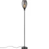 moderne_staande_lamp_met__1.webp Shop Straluma Moderne staande lamp met draad kap mat zwart