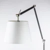 moderne_staande_lamp_staa_1.webp Best Sale Straluma Moderne staande lamp staal met zwart