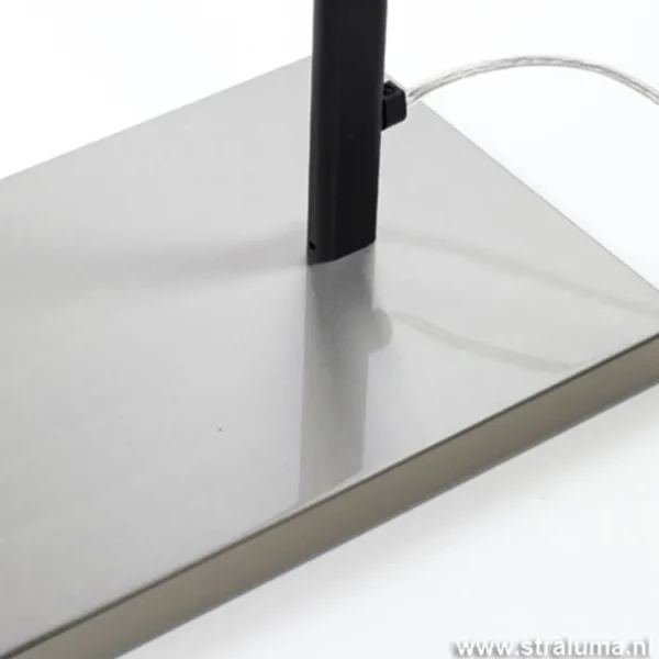 moderne_staande_lamp_staa_3.webp Best Sale Straluma Moderne staande lamp staal met zwart