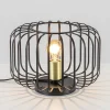 Cheap Straluma Moderne tafellamp zwart met brons
