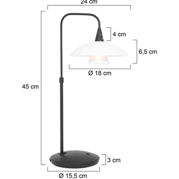 moderne_tafellamp_zwart_m_3-1.webp Online Straluma Moderne tafellamp zwart met dimbaar LED