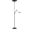 moderne_uplighter_mat_zwa_0.webp Shop Straluma Moderne uplighter mat zwart met verstelbare leesarm
