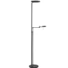 moderne_uplighterleeslamp_0.webp Store Straluma Moderne uplighter/leeslamp zwart met smoke glas