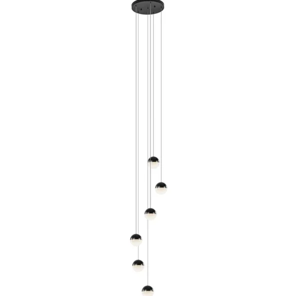 moderne_videlamp_zwart_me_0.webp Store Straluma Moderne videlamp zwart met dimbaar LED 6-lichts