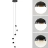 moderne_videlamp_zwart_me_1.webp Store Straluma Moderne videlamp zwart met dimbaar LED 6-lichts