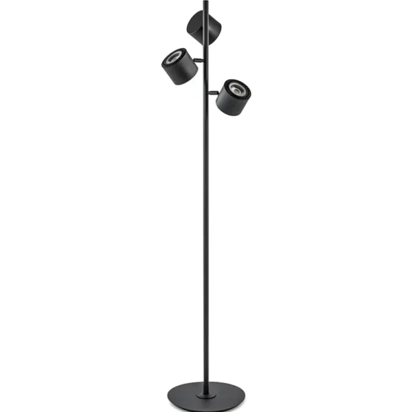 moderne_vloerlamp_zwart_m_0-1.webp Best Sale Straluma Moderne vloerlamp zwart met verstelbare LED spots