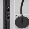 Hot Straluma Moderne vloerlamp zwart met dimbaar LED