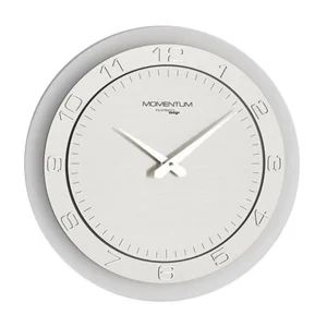 moderne_wandklok_rond_rvs_0.webp Discount Straluma Moderne wandklok rond RVS keuken/kantoor