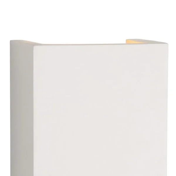 Fashion Straluma Moderne wandlamp hoogwaardig gips rechthoek
