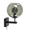 moderne_wandlamp_met_smok_0.webp Best Sale Straluma Moderne wandlamp met smoke glazen bol incl. snoer