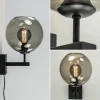 moderne_wandlamp_met_smok_2.webp Best Sale Straluma Moderne wandlamp met smoke glazen bol incl. snoer