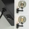 moderne_wandlamp_met_smok_3.webp Best Sale Straluma Moderne wandlamp met smoke glazen bol incl. snoer
