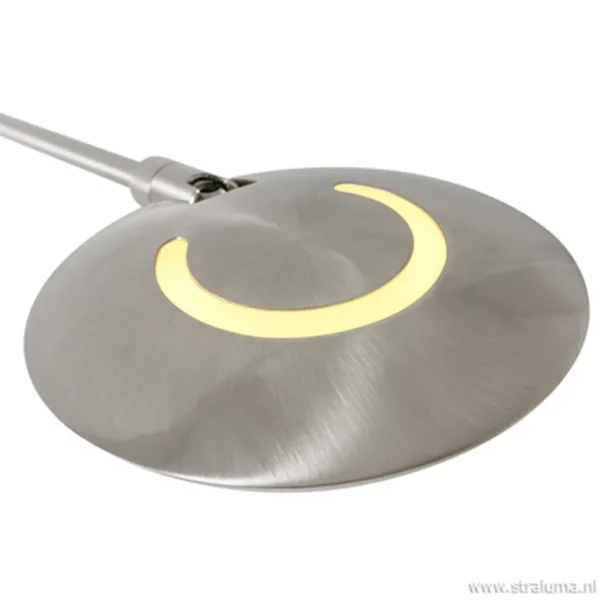 moderne_wandlamp_staal_me_3.webp Shop Straluma Moderne wandlamp staal met dimbaar LED